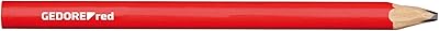 GEDORE RED Constr.pencil l.175mm oval red 12pcs