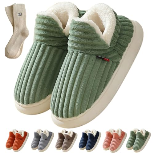 The Original Pluffi Slippers, 2025 Upgraded Pluffi Cozy Cloud Stylish Slipper, Autumn Winter Fuzzy Warm Plush Lining Slippers