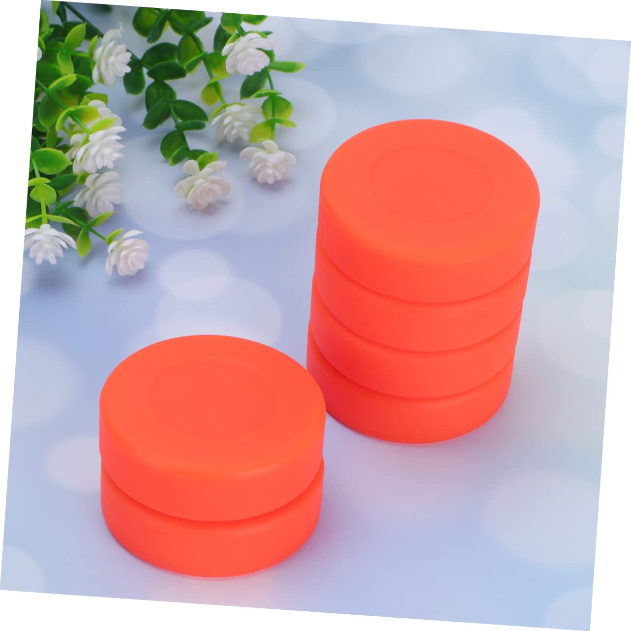 BESPORTBLE Rondelles De Hockey Glace Ajustables en PVC 12 Pcs Accessoires De Hockey en Caoutchouc Haute pour Adultes Et Garçon Et Filles De Plus De 8 Ou Patinoire