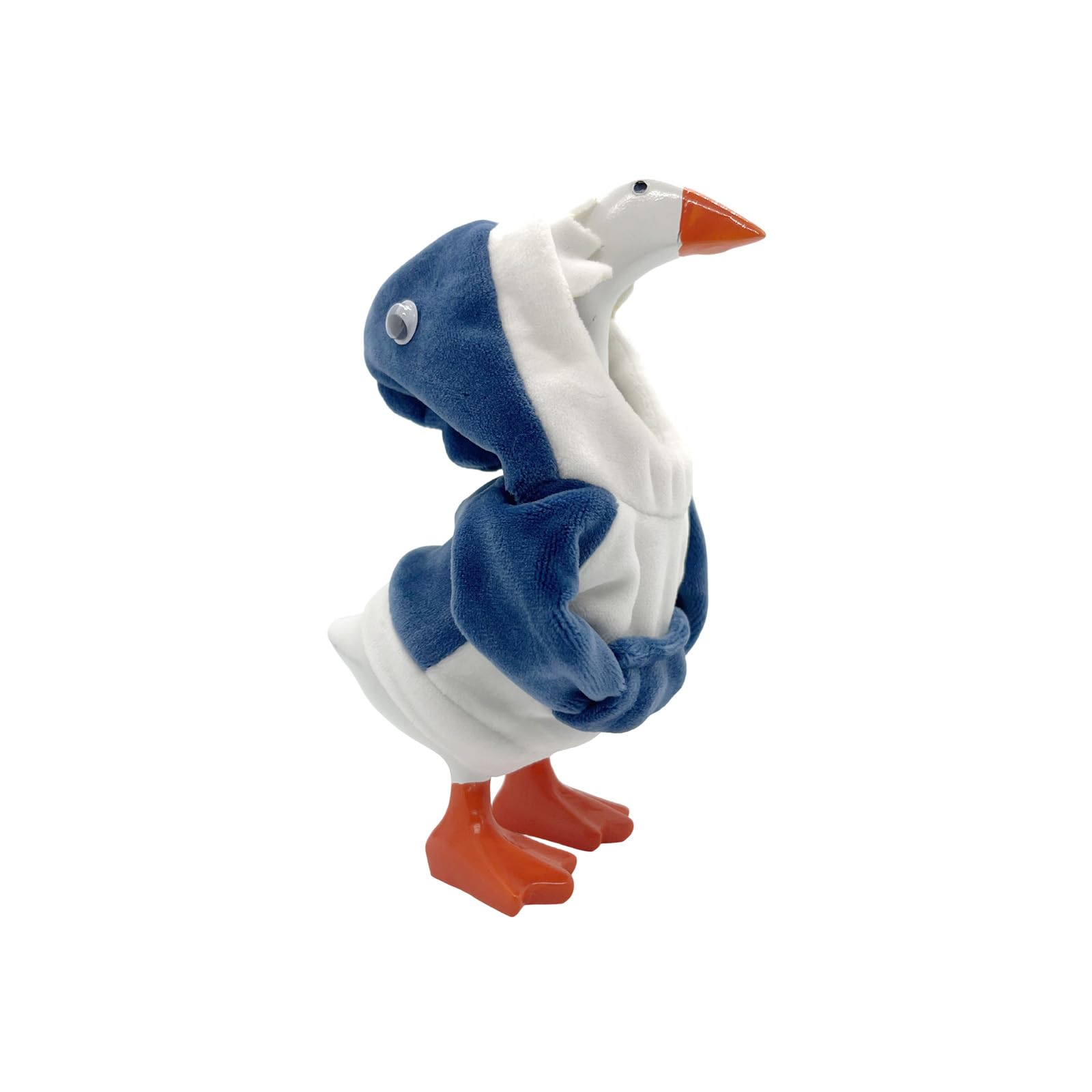 HZBB Tiny Geese Outfit Ornament 7Inch Geese Figurine Cosplay Garment Decoration Hand/Machine Washable for Holiday