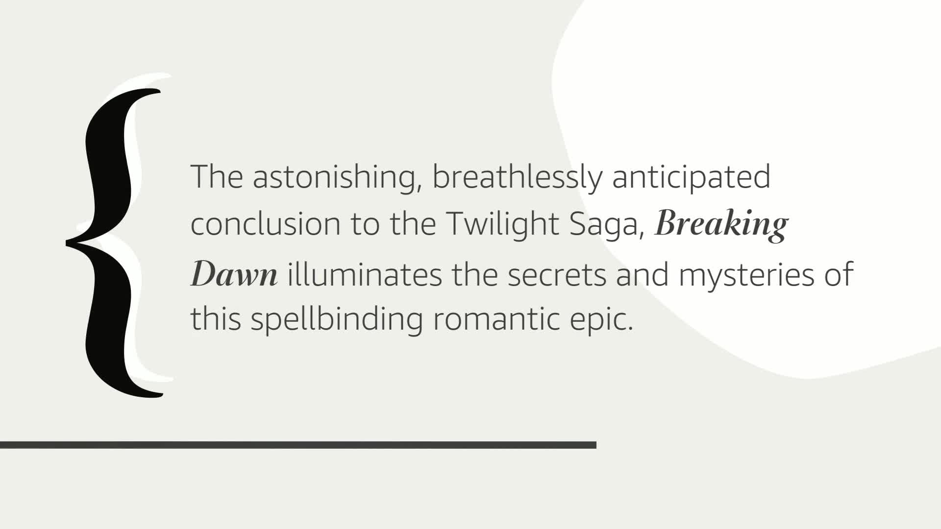 Breaking Dawn (The Twilight Saga, Book 4) [Hardcover] Meyer, Stephenie - PT01