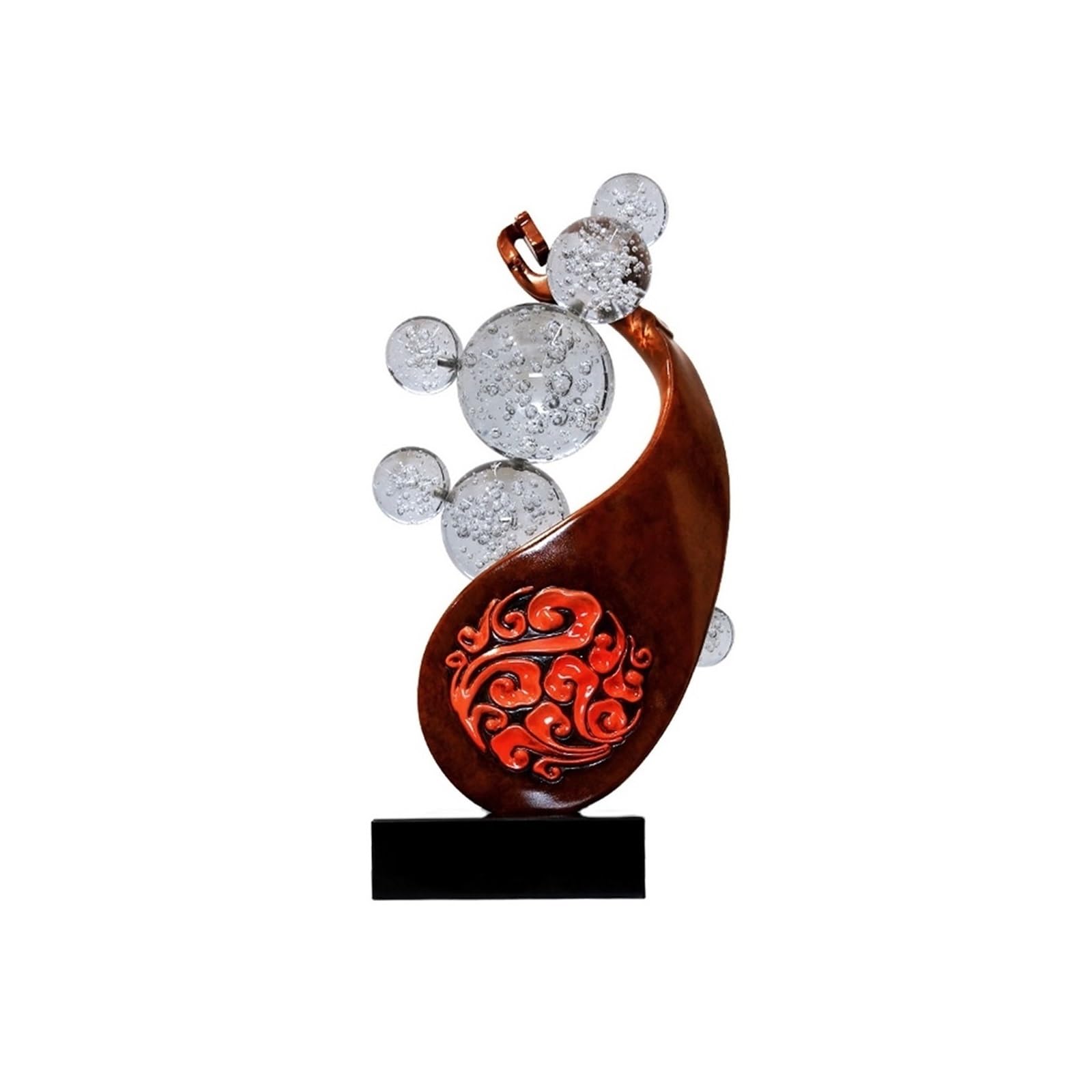 zhuyanbo007 Desk Statue, Modern Minimalist Luxury Decorative Chinese Musical Instrument Sculpture Handicraft