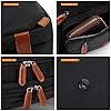 CoolBELL umwandelbar Rucksack Messenger Bag 17 Zoll Laptop Tasche Aktentasche Umhängetasche Reiserucksack Schultertasche für Männer/Frauen,Schwarz #5