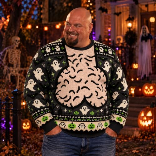 Ugly Christmas Sweater Hairy Chest,Christmas Sweaters For Mens Crewneck - image 3