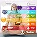 Crystals and Healing Stones Rose Quartz Heart Crystals 100% Natural Crystal Cute Mini Pocket Stones Palm Worry Stone Bulk Chakra Crystals and Stones for Women with Gift Box (20PCS)