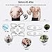 OSITO EMS Muscle Toner ABS Stimulator Rechargeable Abs Trainer Abdominal Muscle Toner Electronic Toning Belts with 10 Replacement Gel Pads for Home Office Travel Exercises Device
