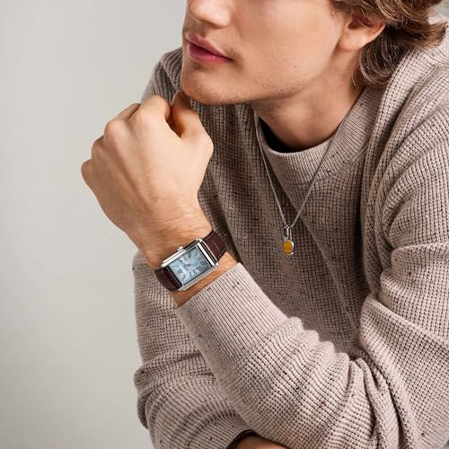 Image of Fossil Men's Carraway Quartz Stainless Steel Three-Hand Watch