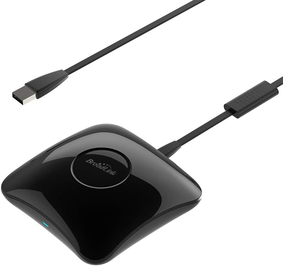 RM4 pro IR RF Remote Control Hub with Sensor Cable - WiFi Smart Controller for Home Automation, TV, Ceiling Fan, Curtain Remote, Works with Alexa, Google Assistant, IFTTT, Siri