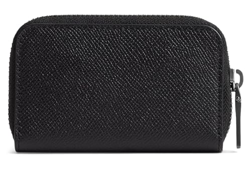 Coach Small Zip Around Card Case, Black