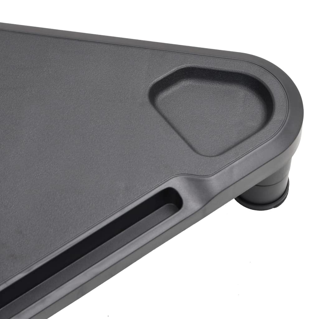 Support de moniteur d angle Noir 49x28x10,5 cm