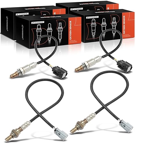 A-Premium O2 Oxygen Sensor Compatible with Ford Explorer, Edge, Taurus, Flex, Police Interceptor Sedan, Police Interceptor Utility & Lincoln MKX, MKT, Continental, Upstream and Downstream, 4-PC Set
