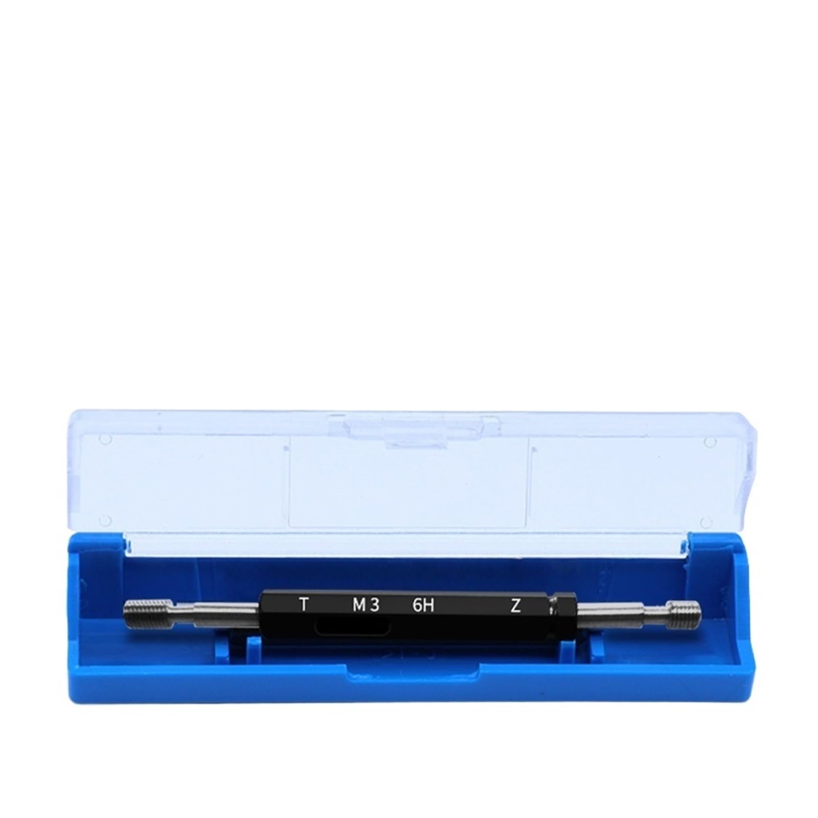 Gewindelehrdorn 1 STÜCKE 6H Stahl Metrische Schraube Standard Zahn M2M3M4M5M6M8M10M12M14M16-M24 Gewindelehrdorn(M2X0.4-6H)
