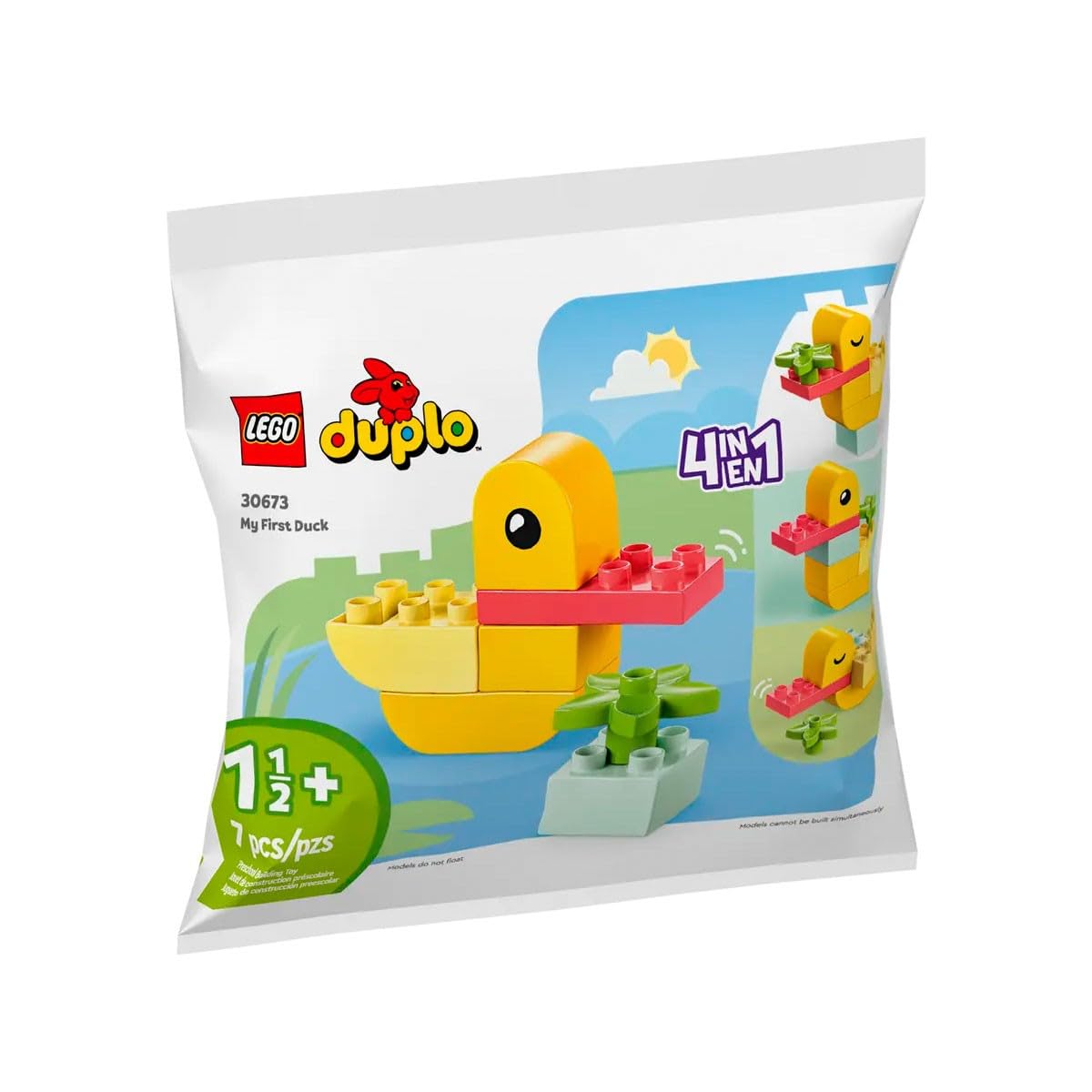 LEGO 30673 My First Duck DUPLO 4 In 1, White - Image 2