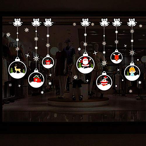 Bearivt - Adhesivo decorativo para pared, PVC, ventana, 30 x 45 cm, 120 x 80 cm, multicolor