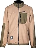 l1 premium goods onyx jkt giacca in pile, dune/military, xl uomo