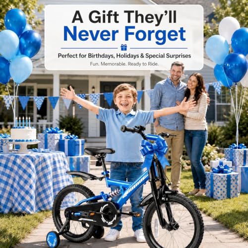 18 Inch Kids Bike with Training Wheels