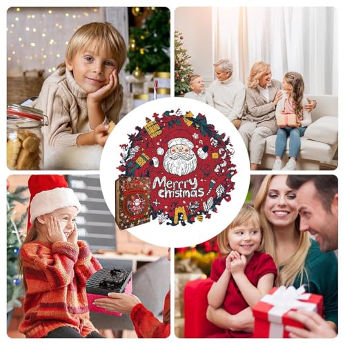 Juego interactivo de Navidad de madera para hombres y mujeres 4