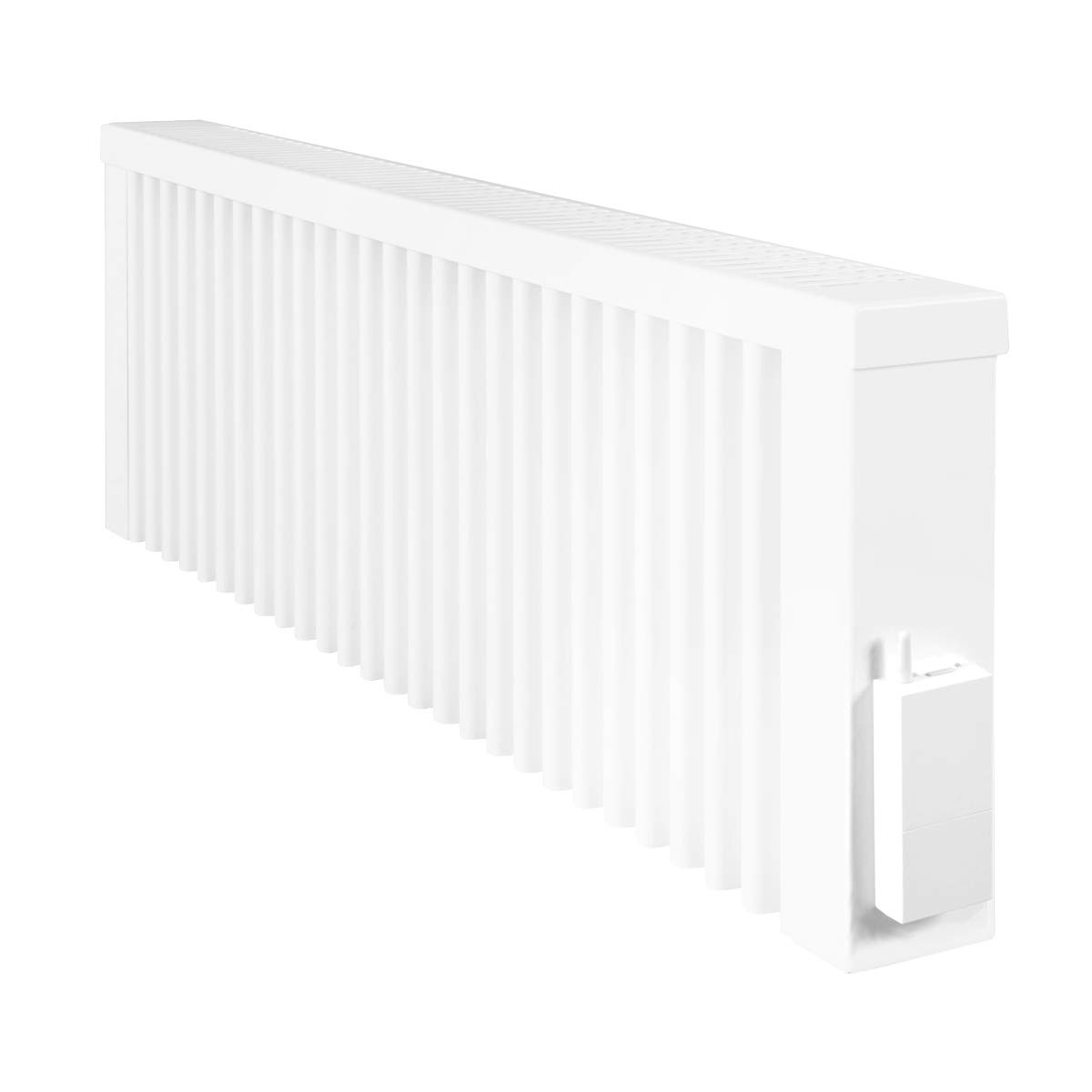 AeroFlow radiador de calefacción eléctrica SLIM 1200 W con ladrillo refractario y el receptor radio X3D