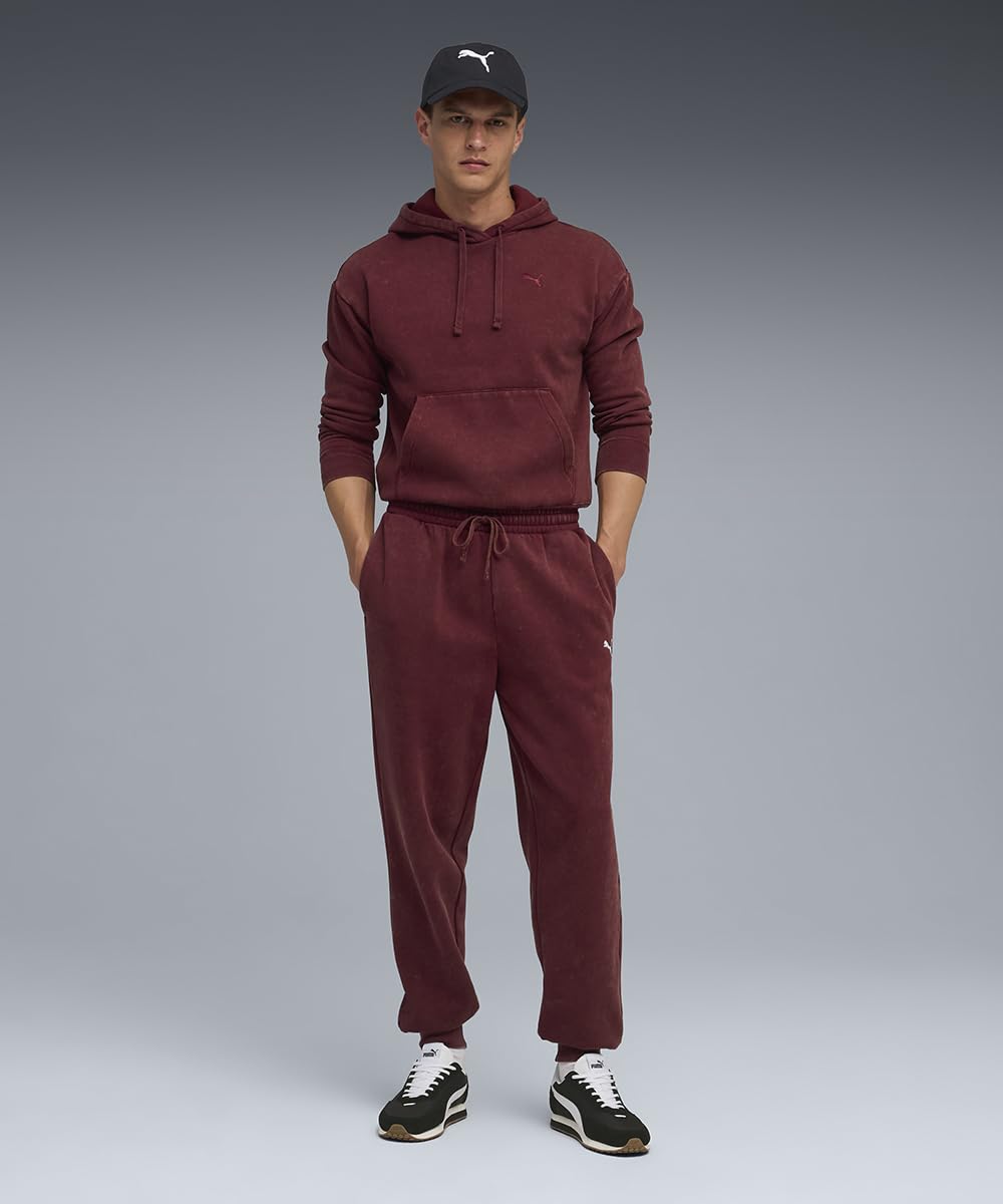 PUMA Pantaloni della Tuta Essentials Elevated dal Taglio Morbido da Uomo