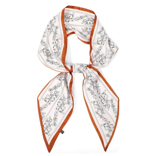 Bag Scarves Satin Bag Scarf For Handbags Long Thin Silk Scarf for Purse Silk Neck Scarves For Women Fashion Pañuelos Para El Cuello De Mujer - Main Image