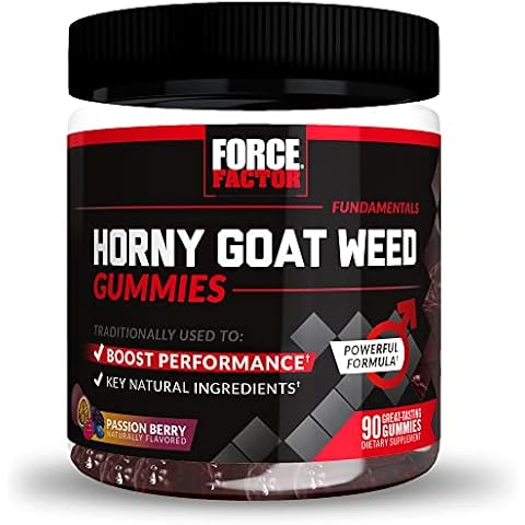 Force Factor Horny Goat Weed Gummies for Men Cover