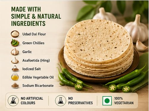 Ganesh Garlic Papad 180G