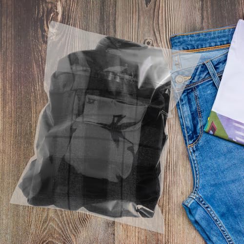 Bolsas autoadhesivas Zerodeko de celofán resistente para empaque elegante de prendas de vestir 7