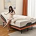 Split King Adjustable Bed Frame with Mattress - 14” Luxury Hybrid Mattress, Smart APP Contorl, Massage, Zero Gravity, Anti-Snore, 5 Minutes Installation, Head and Foot Incline, Medium Soft, Split King