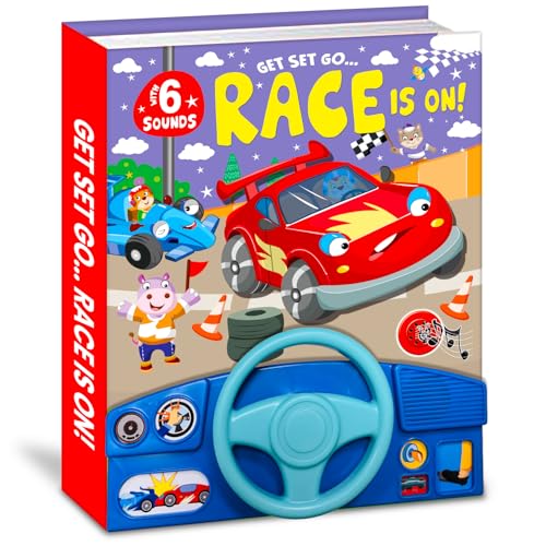 Image of My First Car Racing Sound Book | Interactive Musical Board Book for Toddlers | Vehicle Sounds and Early Learning Fun