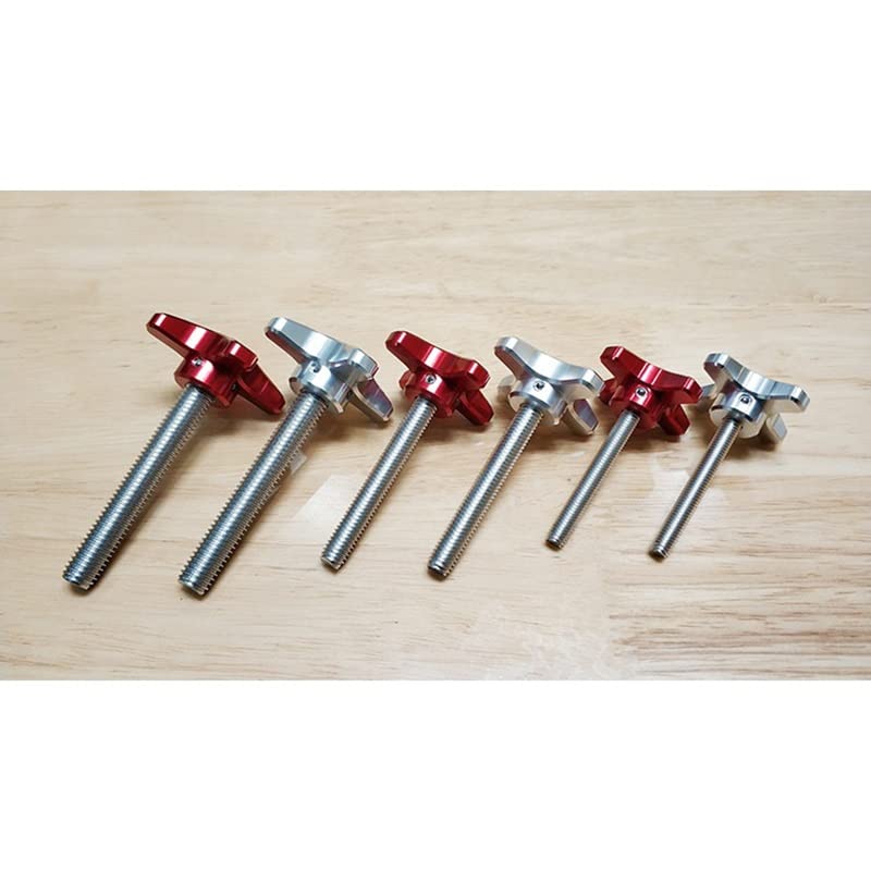 Tornillos de mariposa M6 anticaídas de acero para telescopio 5