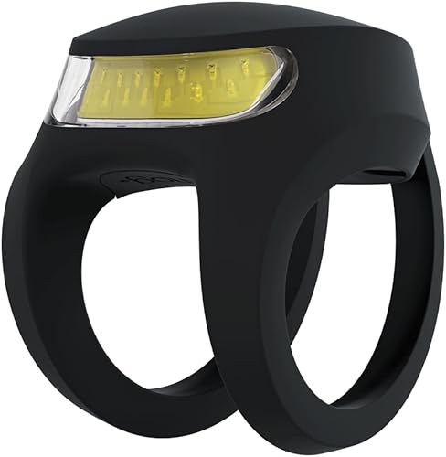 Knog Frog Front Bike Light - Iconic Bicycle Light Reborn with Bright 40 Lumen LED Output, 9 Light Modes, Flexible Mount, USB-C Rechargeable, 20g