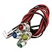 1 X 5 LED Indicator Light Lamp Pilot Dash Directional Car Vehicle Truck Boat