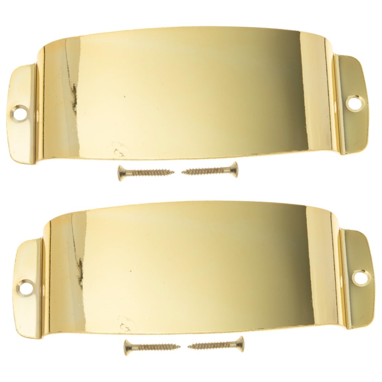 VICASKY 2pcs Bass Guitar Neck Pickup Bass Electric Bridge Cover Metal Protective Supply