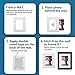 Somime 10 Pack Pre-Cut 12x12 White Picture Mats for 8x8 Photos - White Core Bevel Cut Frame Matte, Acid Free, Ideal for Frames/Artwork/Prints