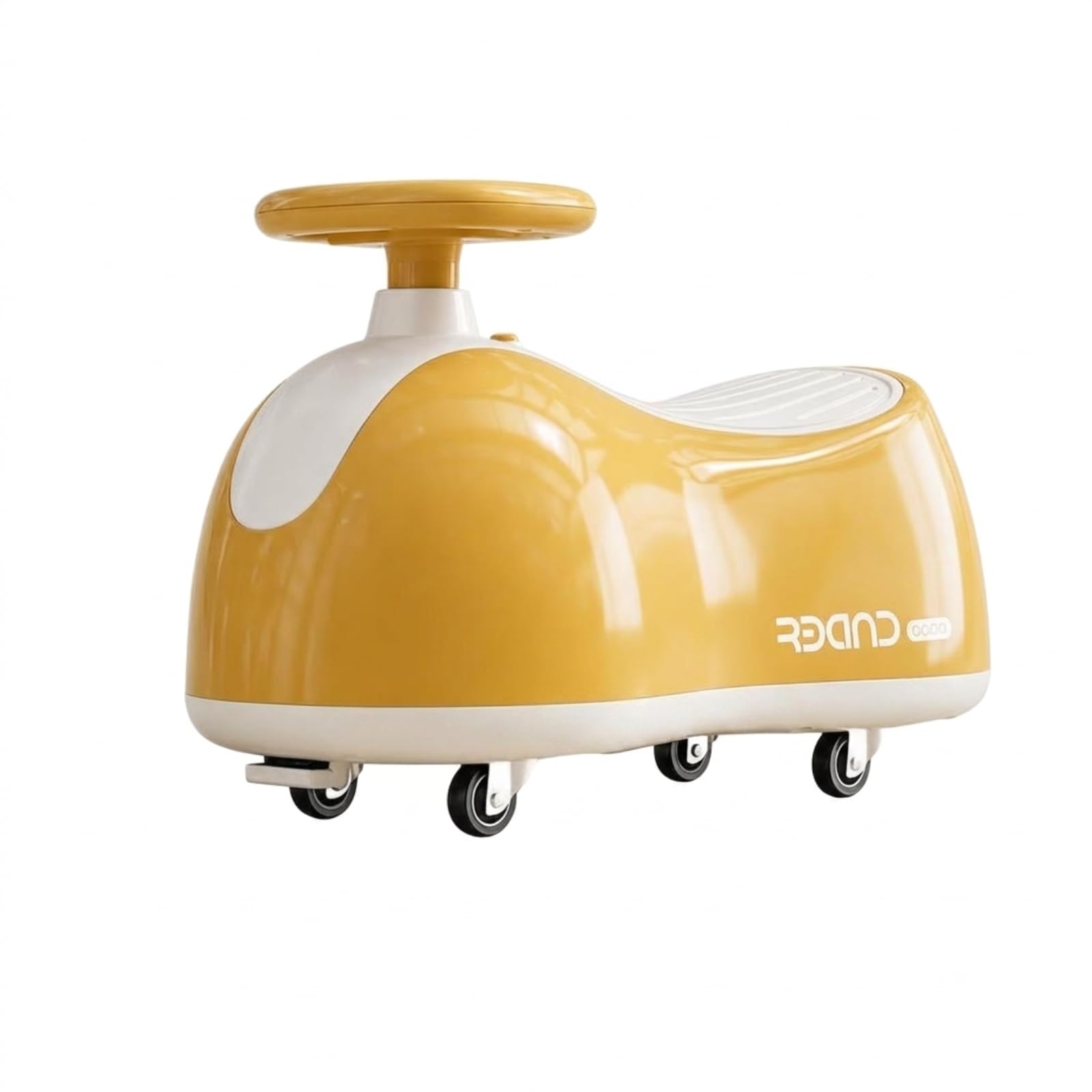 Correpasillos con Ruedas Giratorias Musical Coche Correpasillos con Luces Ergonómico para Caminar Infantil Música para Niños Pequeños, Amarillo Limón