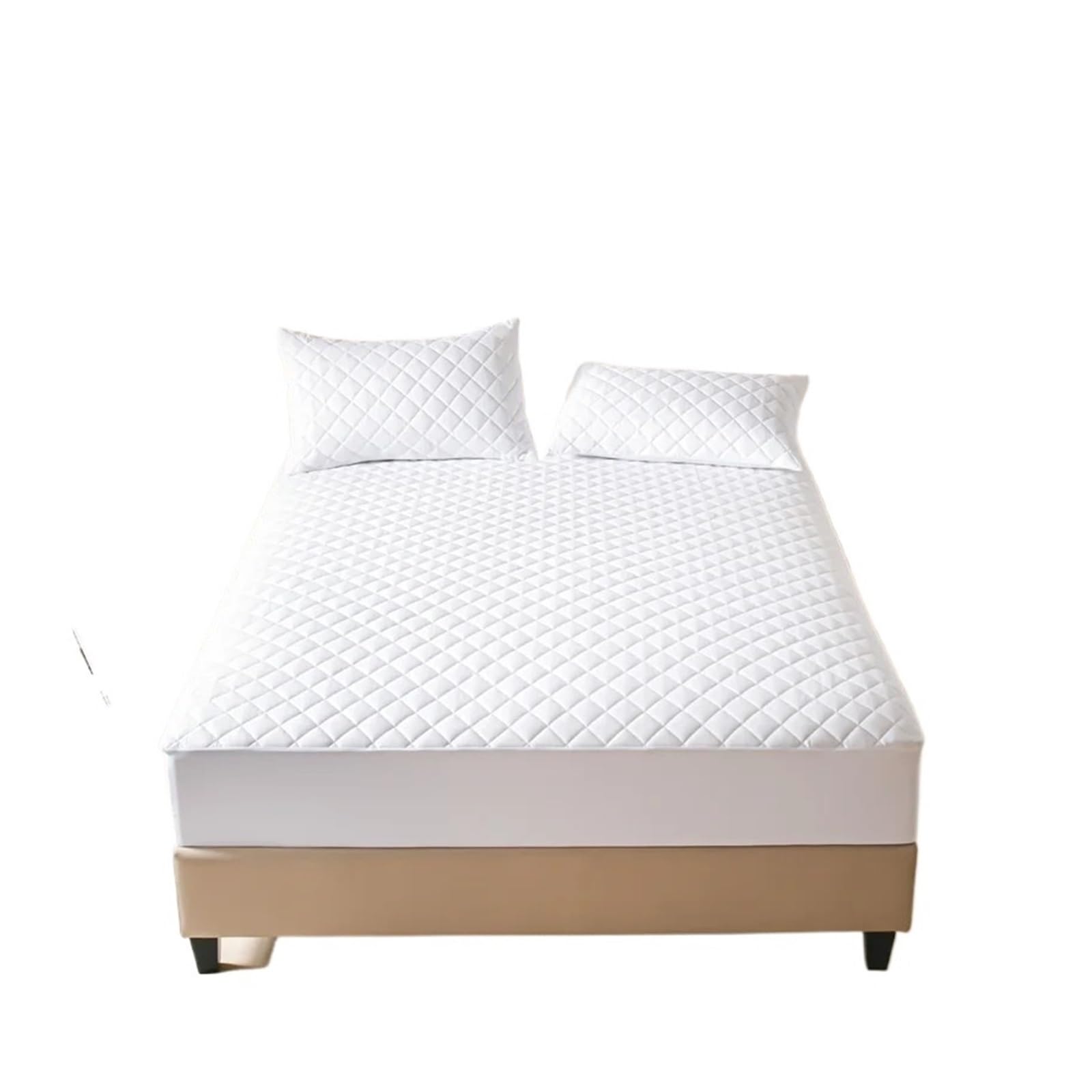 Protège-matelas imperméable lit 200x220 petit-déjeuner au lit sans taches blanc