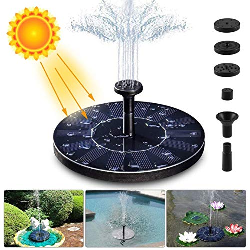 Tuindecoratie Water Drijvende Zonne-energie Fontein Panel Kit Waterpomp Voor Zwembad Vijver Tuin Zonne-sprinkler ➤ HibiscusElla - Image 5