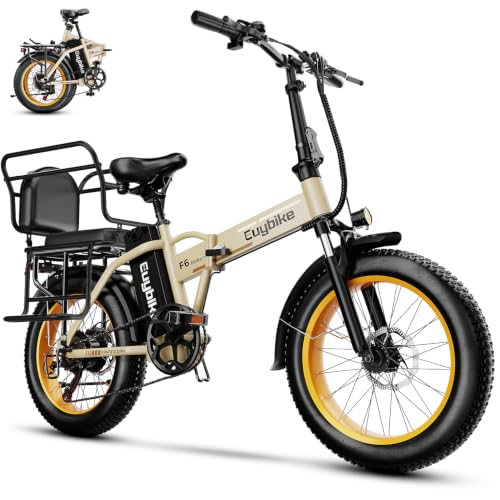 Image of 1000W Folding Electric Bike,48V 20AH Removable Battery E Bike,30+MPH,80 Miles Max Range Electric Bike for Adults,20 inch Fat Tire Foldable ebike,Adult Electric Bicycle for Commute Beach Snow