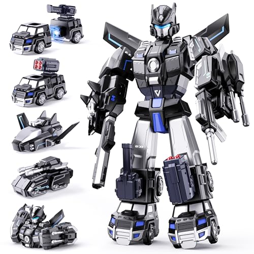 5-in-1 Transform Toys for Boys 4-6, Ideals Gifts for 3 4 5 Year Old Boys, Easy DIY Assembly, Toys...