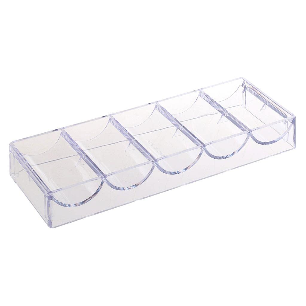 Sharplace 10pcs Profi Tray für 100 Chips (ohne Deckel)