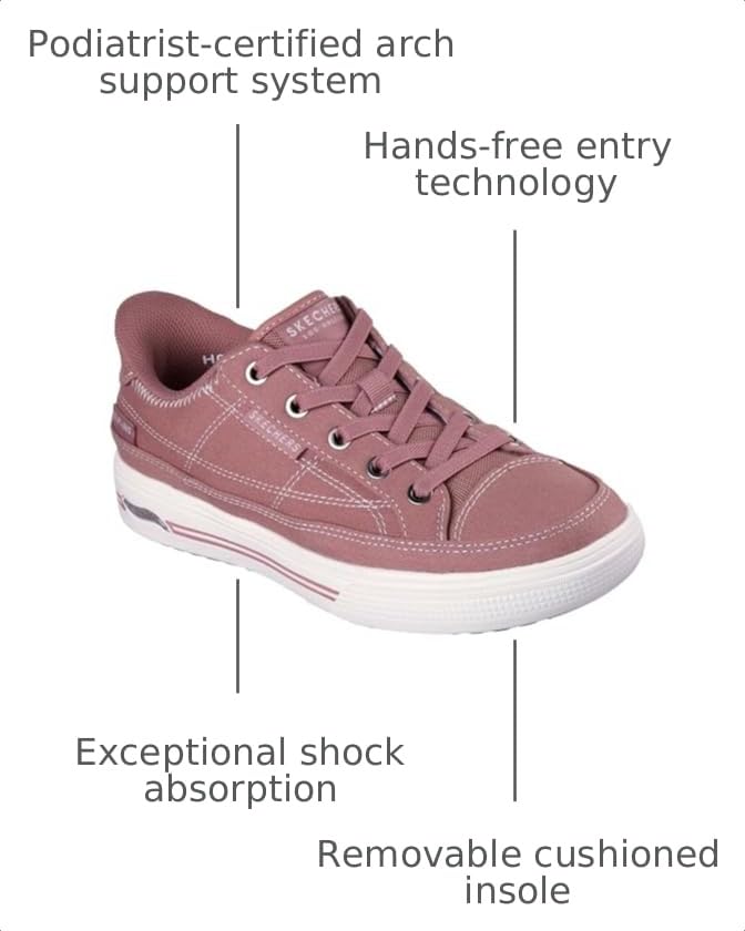 Image of Skechers Women's Arch Fit Arcade-See Ya There Hands Free Slip-ins Sneaker