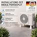 Erhöhungsfüße 10cm kompatibel mit Midea PortaSplit Outdoor-Einheit – 4er Set – Made in Germany