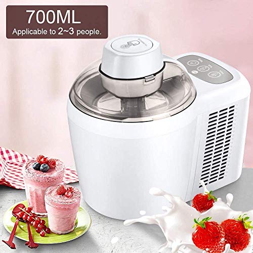 LLSS Automatische Eismaschine, 600 ml Haushalt Intelligente Sorbet-Frucht-Joghurt-Maschine, mit Countdown-Timer… – Bild 5