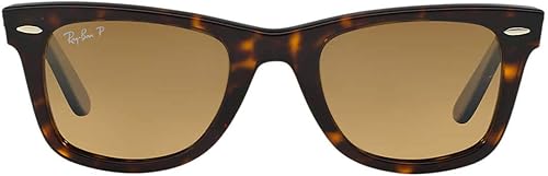 Miniatura 2 de Ray-Ban Gafas de sol Wayfarer originales (RB2140 50), acetato marrónmarrón, polarizadas, 1.969 in, Marrón