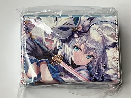 ミッドナイトブルー　ホロライブ　白上フブキ　合皮製デッキケース Amazon.co.jp: ミッドナイトブルー合皮製ダメカンケース 白上フブキ