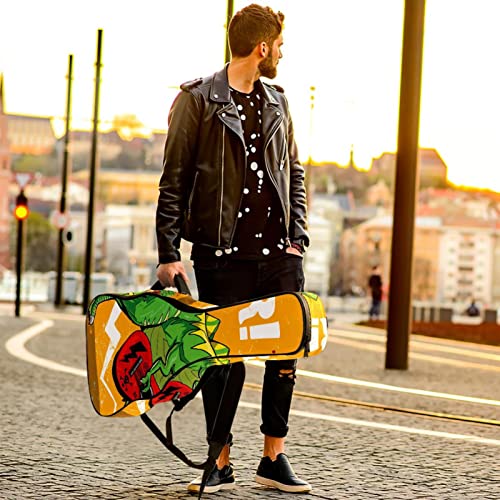 Housse de transport étanche pour guitare avec bandoulière réglable Motif dinosaure, Multicolore 08, 42.9×16.9×4.7 in… - Les Beatles, Paul McCartney, John Lennon, RIngo Starr, George Harrison Housse de transport étanche pour guitare avec bandoulière réglable Motif dinosaure, Multicolore 08, 42.9x16.9x4.7 in… – Image 7