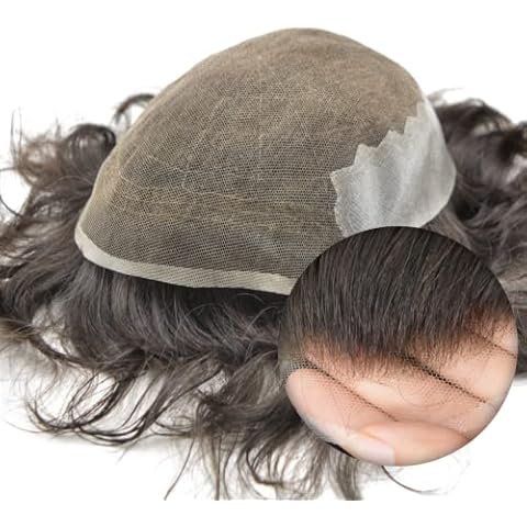 Hairnotion Men's Human Hair Toupee System Cover