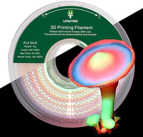 Lotactree PLA Glow Rainbow 1.00kg