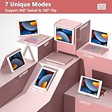 Keyboard Case for iPad 9th Generation 10.2 inch 2021, Multi-touch Trackpad & 7 Color Backlight & 360°Flip Hard-shell, Slim Keyboard Case with Pencil Holder, for iPad 9th/8th/7th Gen,UK Layout - Image 6