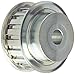 Gates PB19L075 PowerGrip Steel Timing Pulley, 3/8" Pitch, 19 Groove, 2.268" Pitch Diameter, 5/8" to 7/8" Bore Range, for 3/4" Width Belt